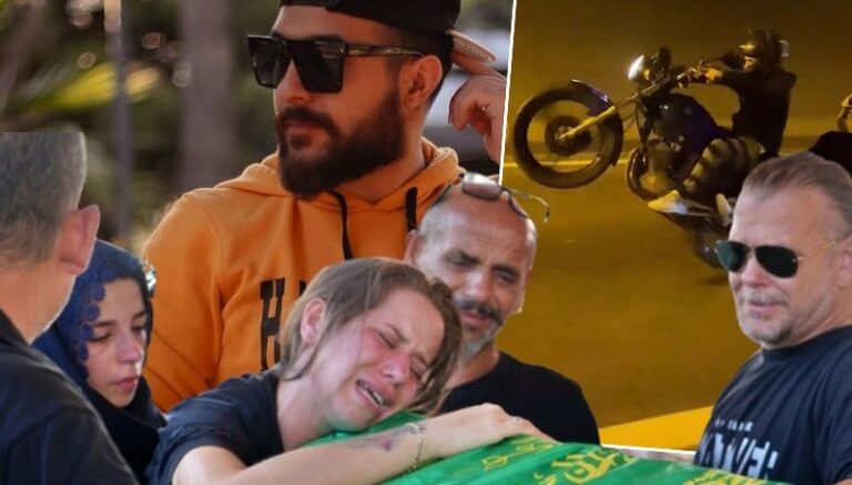 motosikletiyle on tekeri kaldirdi feci sekilde can verdi DO9Sc3R7