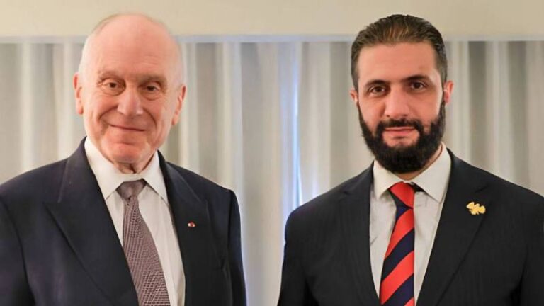 suriye gecici cumhurbaskani sara new yorkta dunya yahudi kongresi baskani lauder ile gorustu WGY2XH41