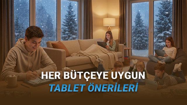 Tablet Almayı Düşünüyorsanız Bunlara Bakın: Ara Tatilinizi Şenlendirecek Tablet Önerileri